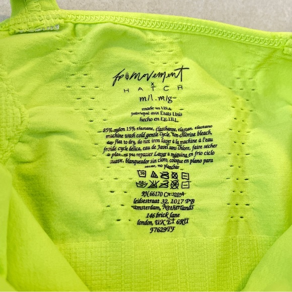 Free People Movement x Hatch Good Karma High Neck Onesie NWOT - Picture 4 of 5